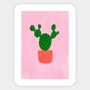 Little cactus II Sticker